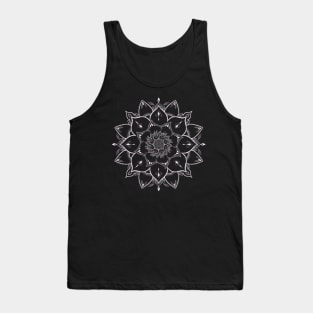 Mandala art flower Tank Top